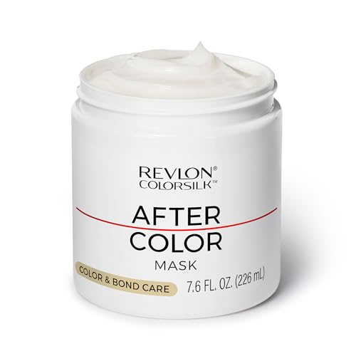 Revlon ColorSilk After Color Care Mask, Vegan Keratin Hair Treatment, Bond Repair for Damaged Hair, Compatible with All Hair Colors and Colors, 7.6 fl oz