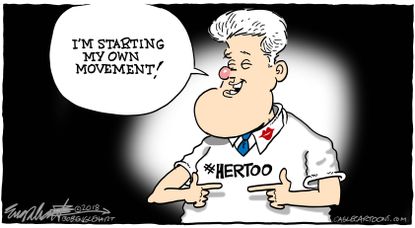 Editorial cartoon U.S. Bill Clinton Monica Lewinsky metoo sexism
