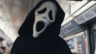 Ghostface in the train