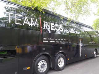 The new Team Ineos bus