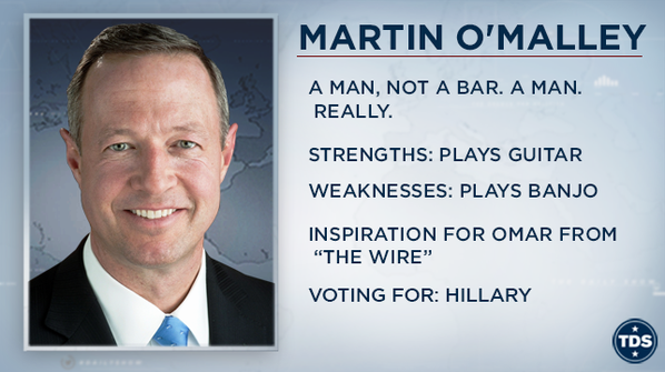 Martin O&amp;#039;Malley, as described by &amp;quot;The Daily Show.&amp;quot;