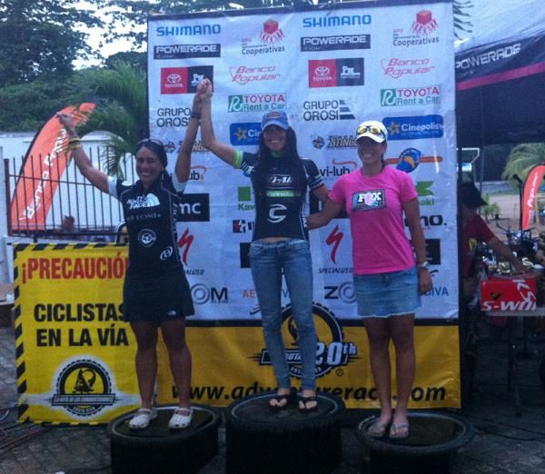 Pua Mata topped the elite women's La Ruta 2012 podium