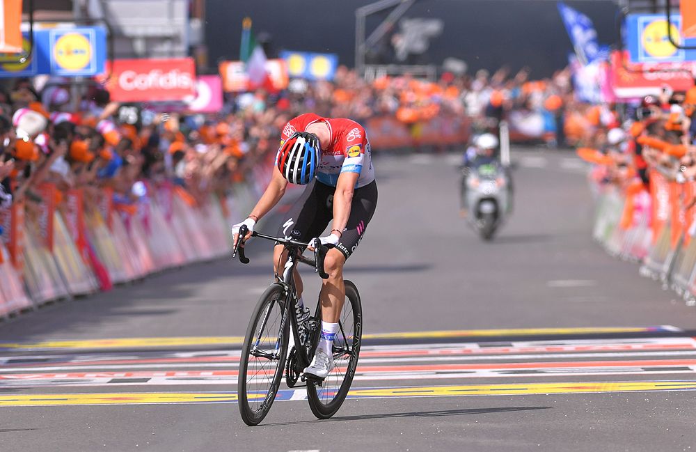 Bob Jungels (Quick-Step Floors) wins 2018 Liege-Bastogne-Liege