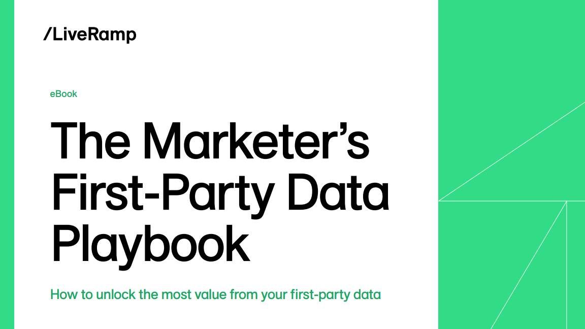 The Marketer’s First-Party Data Playbook