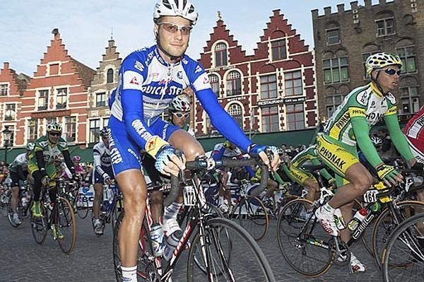 Tom Boonen (Quick.Step) rolls out for the start