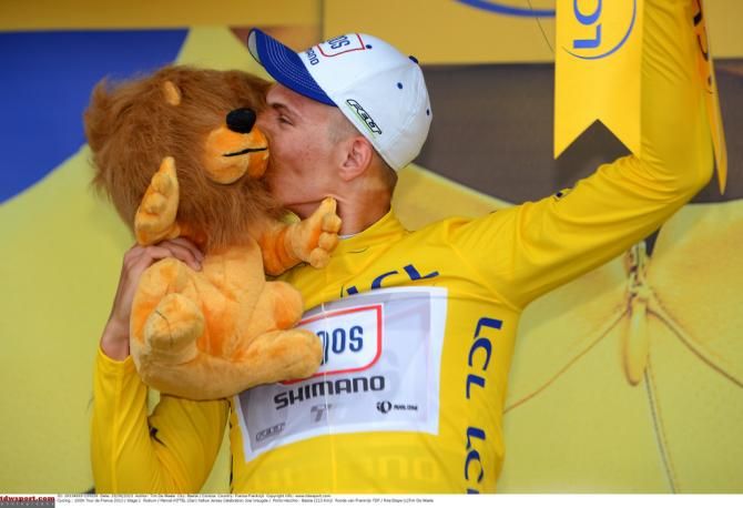 Marcel Kittel gets acquainted with his new lion