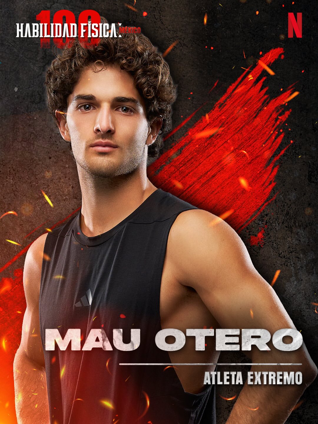 Contestant Mau Otero of Netflix's 'Physical 100: Mexico'