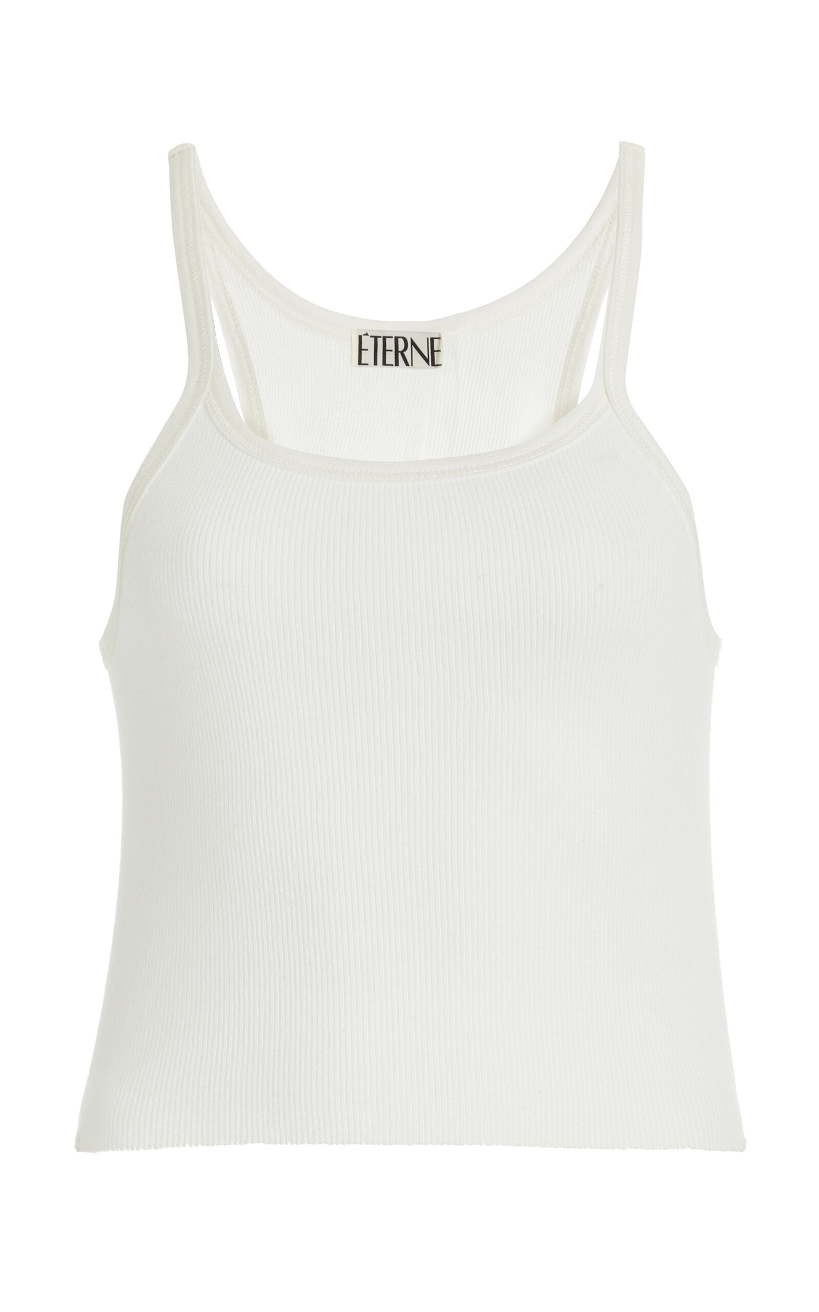 Ribbed Cotton Tank Top