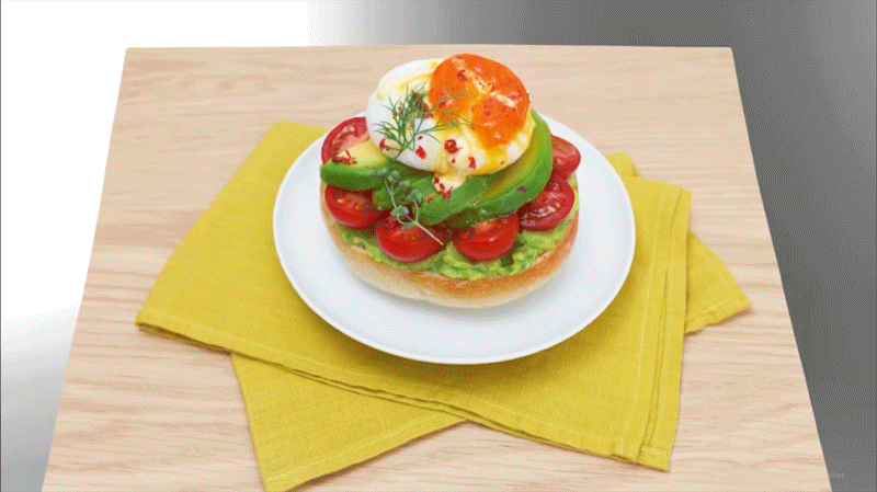 Food photographs turned into 3D images using Canon Dual Pixel 3D 