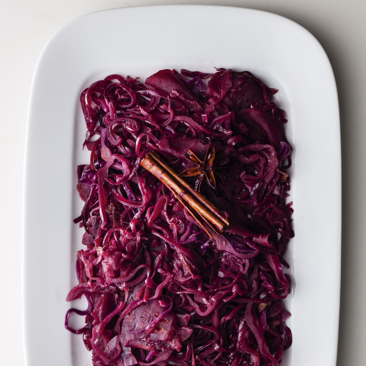 Braised Red Cabbage with Cranberry