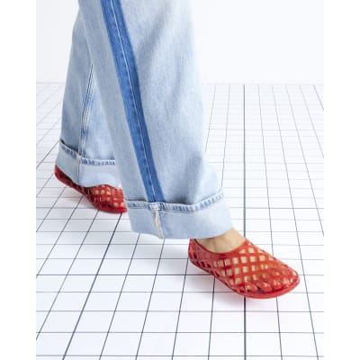 Red Juju Jelly Sandals