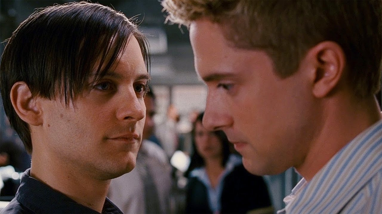 Tobey Maguire and Topher Grace in Spider-Man 3