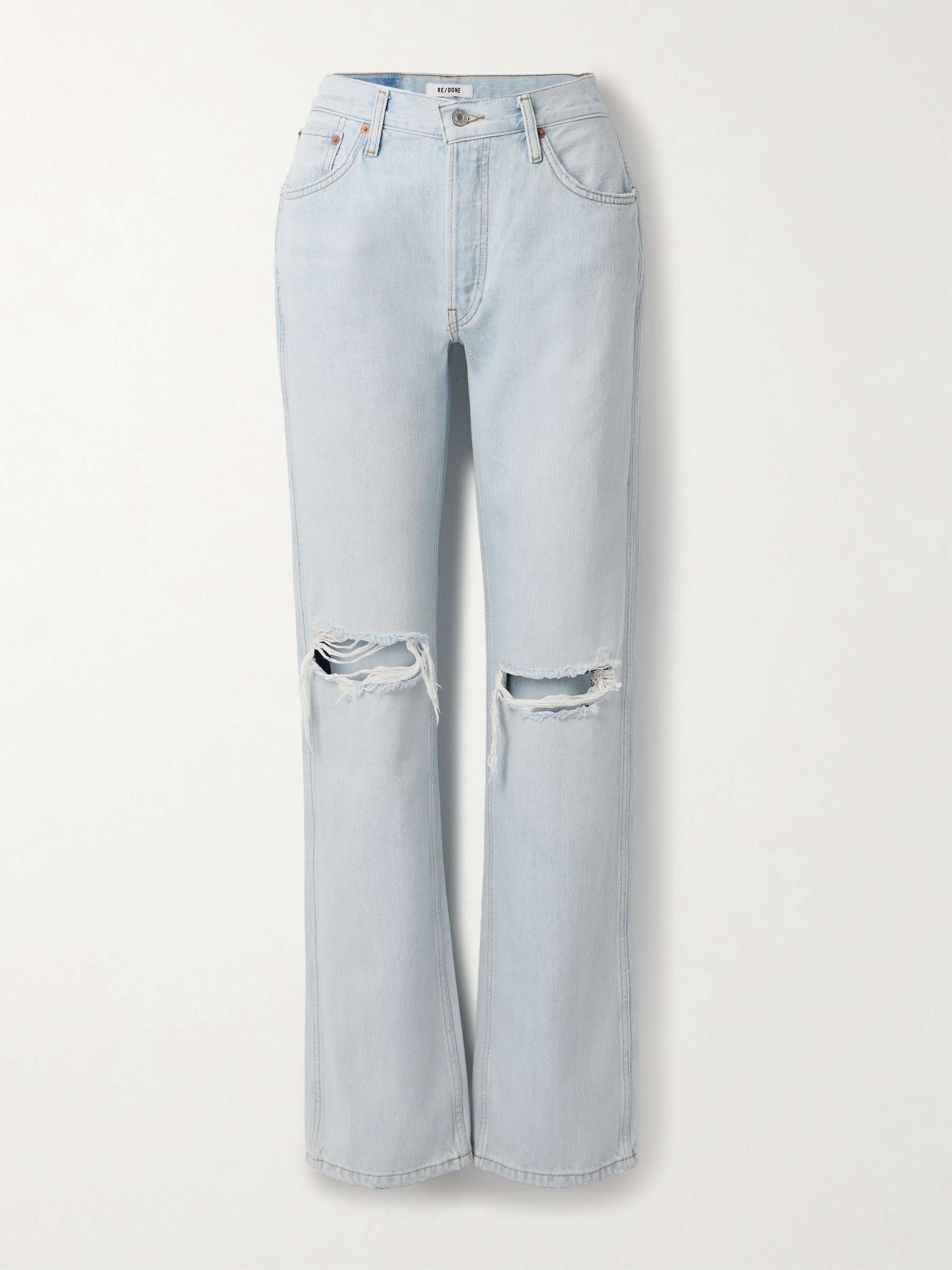 90s Loose High-Rise Straight-Leg Jeans