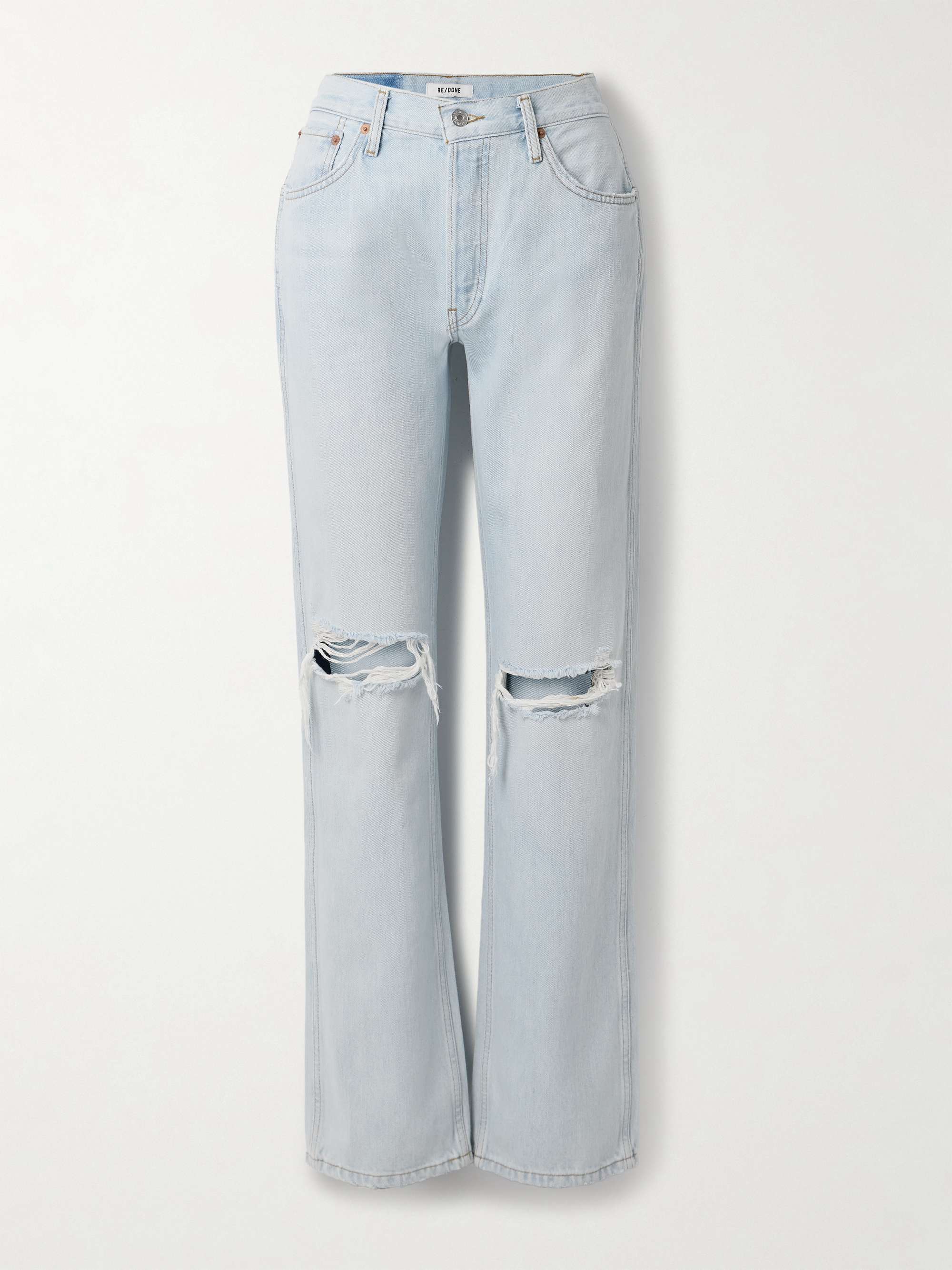 90s Loose High-Rise Straight-Leg Jeans