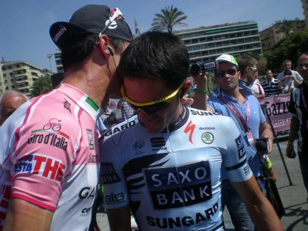 David Millar and Alberto Contador