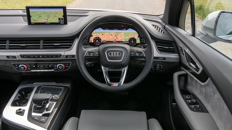 3. The interior is packed with entertaining tech