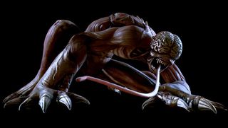 Licker Zombie (Resident Evil): Tongue