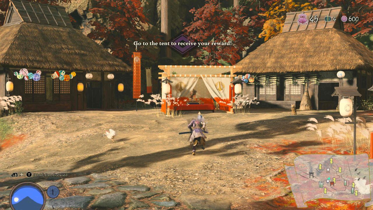 Screenshot of Kunitsu-Gami: Path of the Goddess on Xbox Series X.