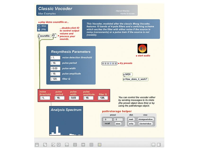 Patchers include a presentation mode, which hides all cords and only shows the interface items you choose.