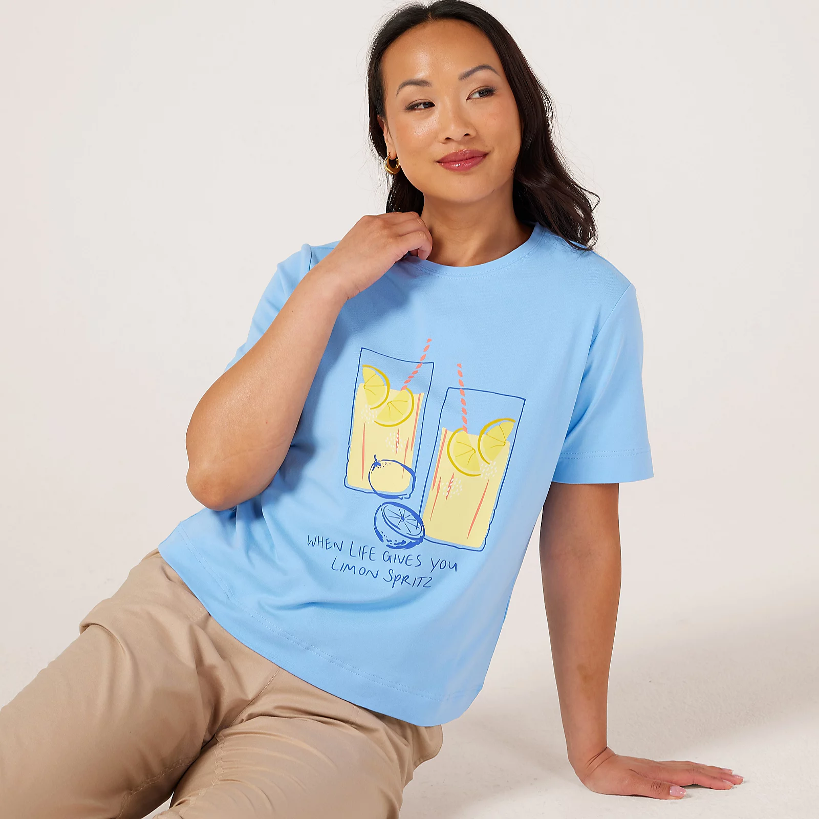 QVC, Ruth Langsford Motif Print T-Shirt