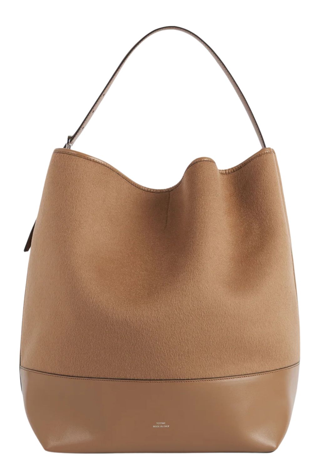 Toteme Belted doublé tote camel