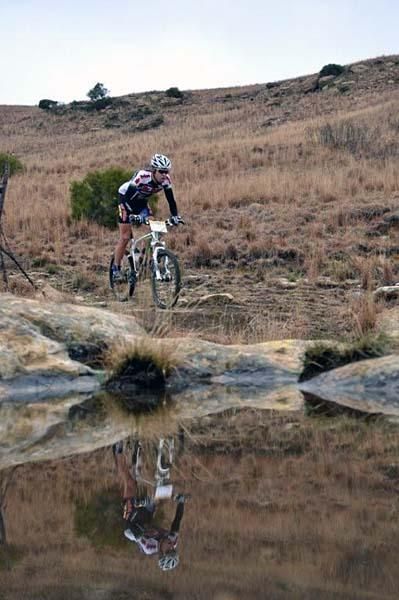 Erik Kleinhans enjoys the scenic route.