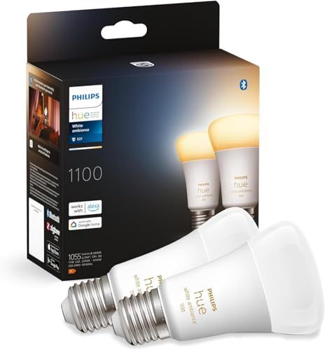 LED smart bulb (2 pack), White ambiance