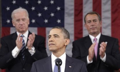 Political prognosticators expect President Obama's third State of the Union address Tuesday night to be a campaign-style populist pitch that hammers a "do-nothing Congress."