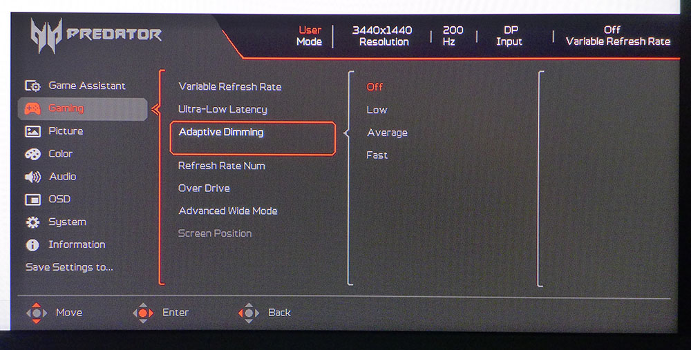Acer Predator X34 X0