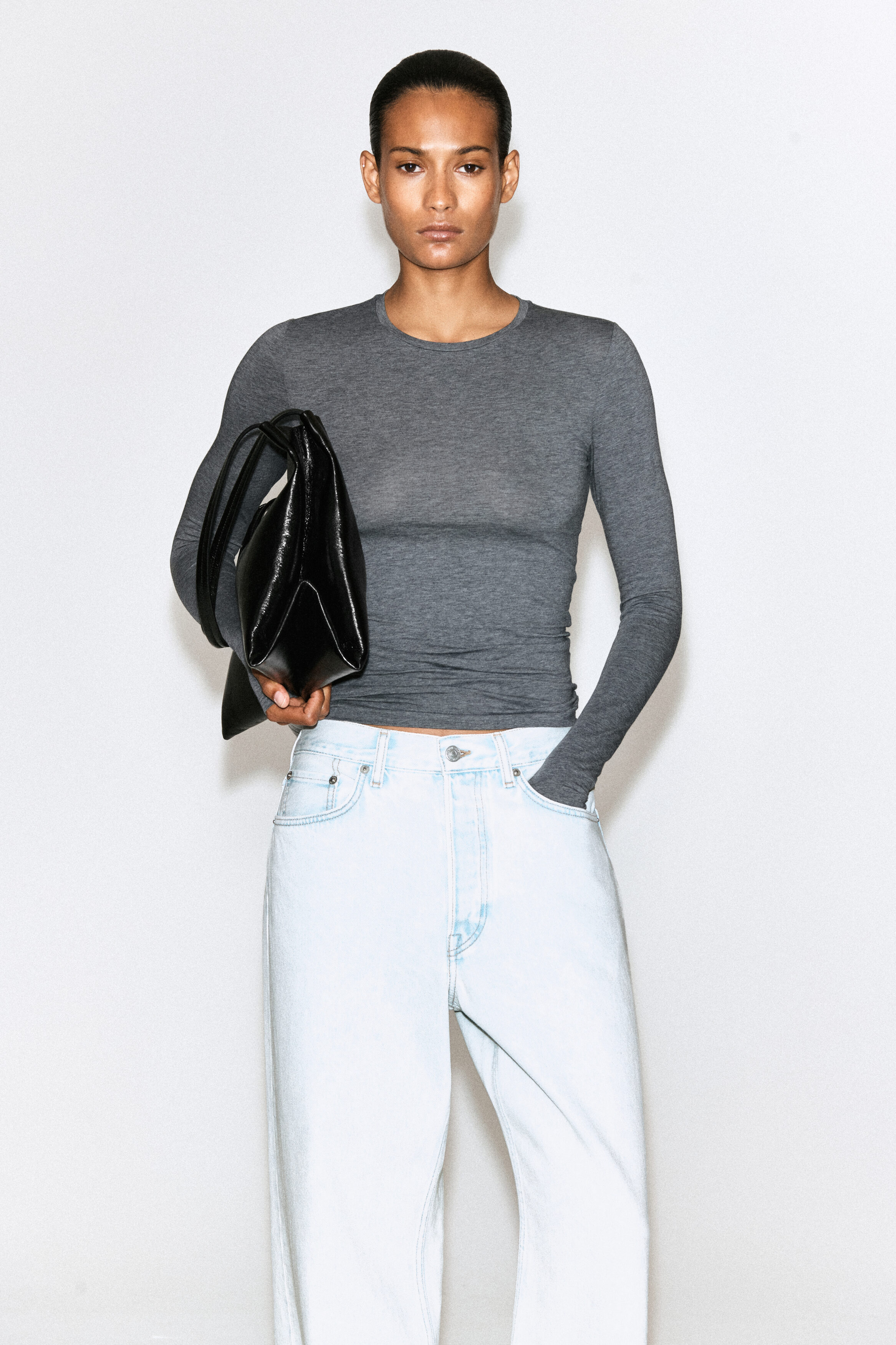 Cotton Long-Sleeved Top