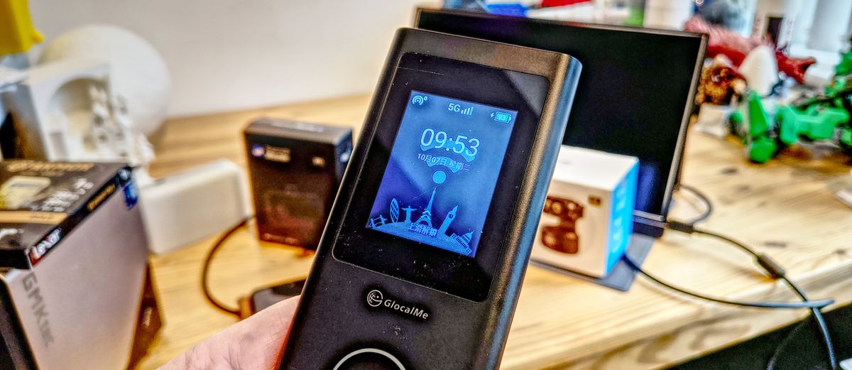 I reviewed the GlocalMe Numen Air - and the compelling argument for this mobile hotspot collapses when confronted with a cheap 5G smartphone that uses eSIMs