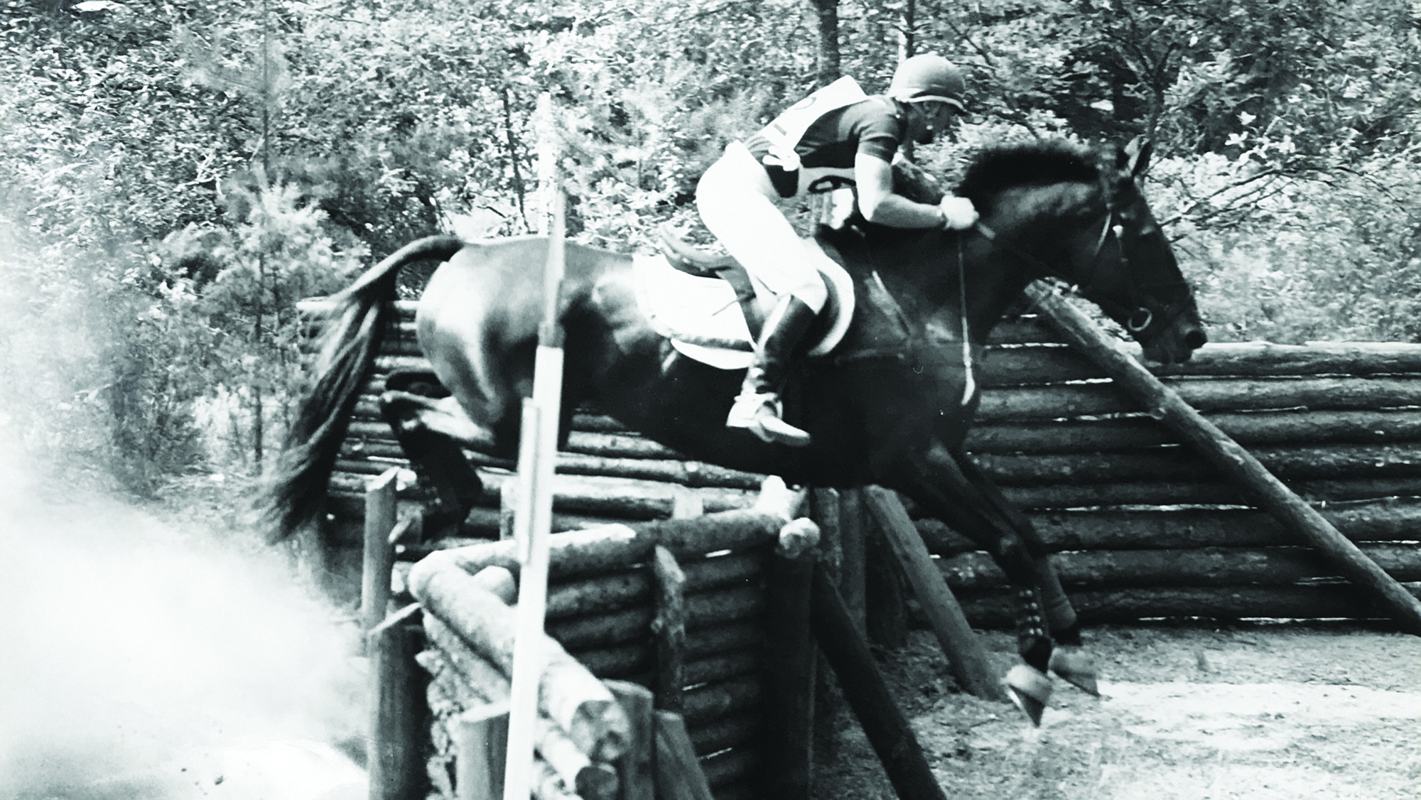 Pictured Jim Wofford and Carawich at the 1980 Alternate Olympics, Fontainebleau