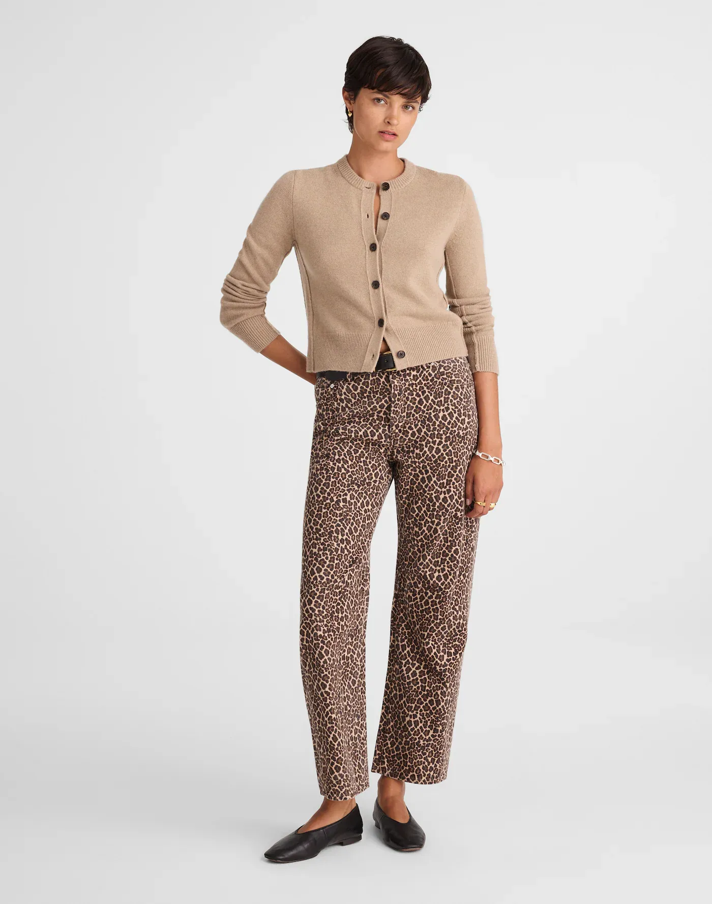 Madewell , Cashmere Button-Front Cardigan Sweater