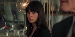 Felicity Jones as Felicia Hardy in The Amazing Spider-Man 2