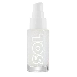 Colourpop Sol Shimmering Dry Body Oil - Moisturizing Body Care & Shimmer Oil - Lightweight Formula Infused With Nourishing Coconut, Argan & Almond Oils - Like Diamonds (0.16 Fl Oz)