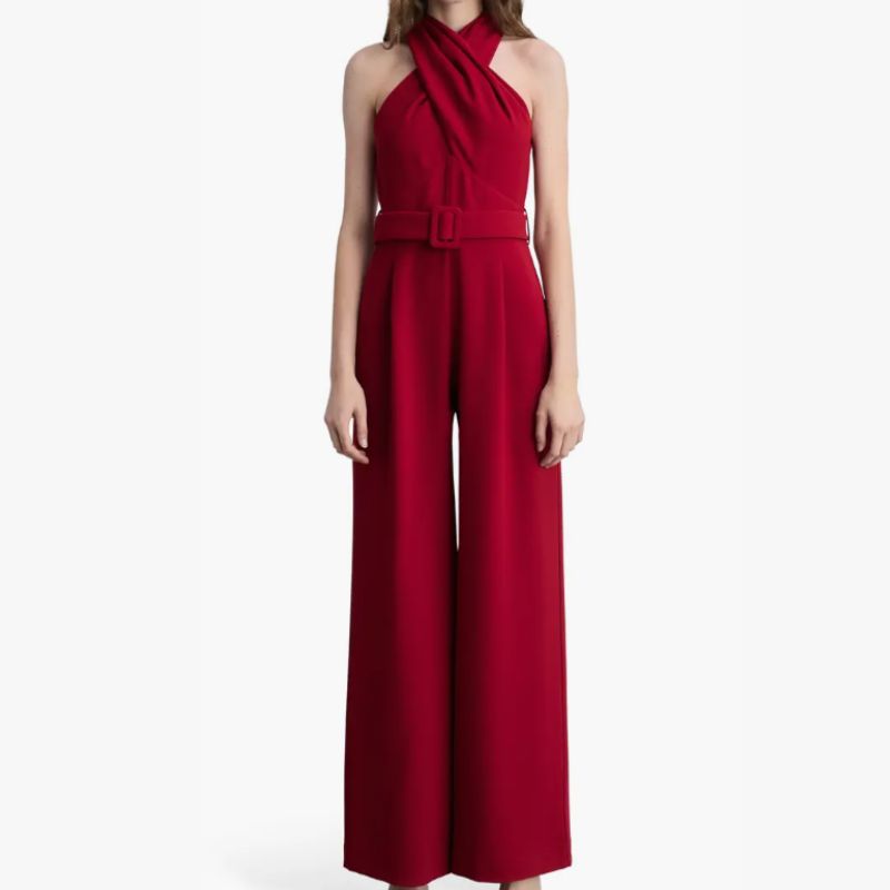 red jumpsuit