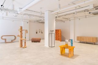Installation view with Furniture design