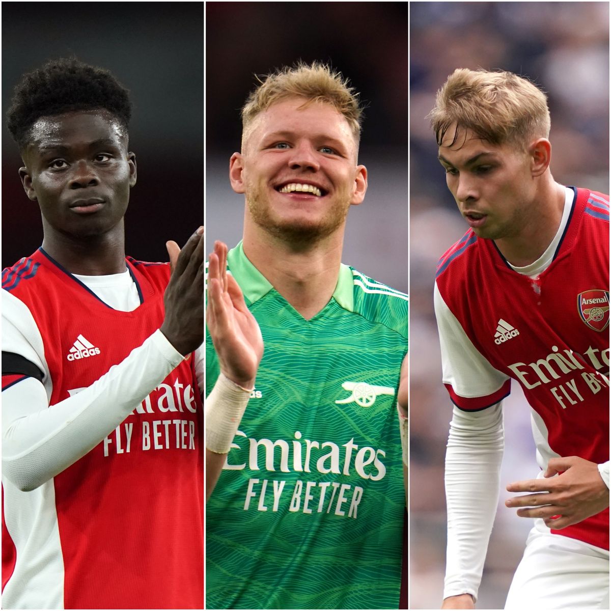 Bukayo Saka, Aaron Ramsdale and Emile Smith Rowe, l-r, help Arsenal dominate gameweek eight’s picks