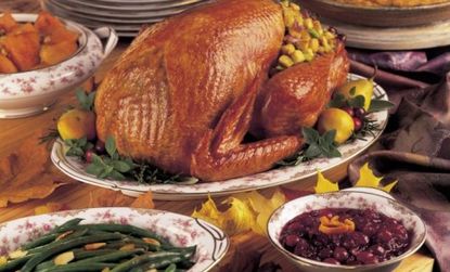 The average American will consume 4,500 calories on Thanksgiving day.
