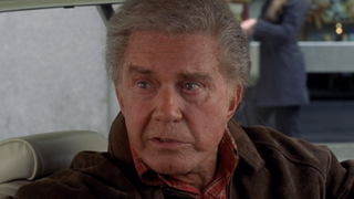 Martin Sheen in car in Spider-Man