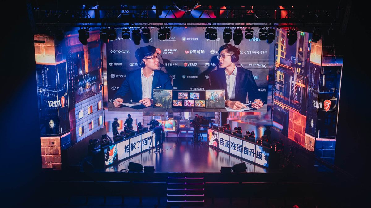 The AJA BRIDGE NDI 3G Extends Esports Production Workflow on a grand esports stage.