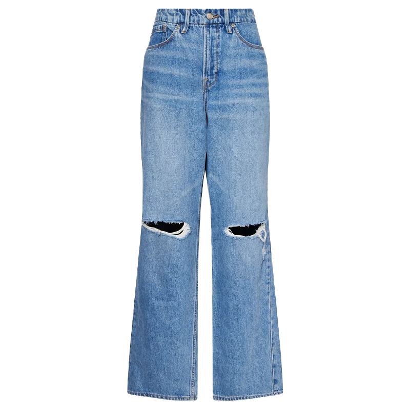 Good American ripped knee jeans