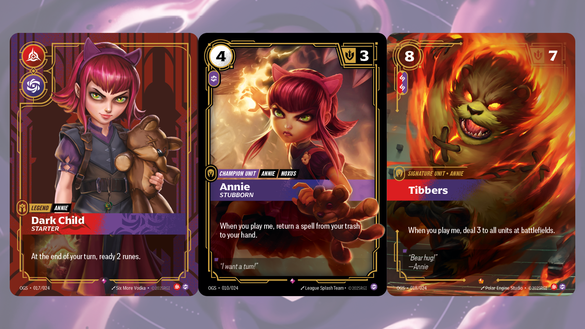 Riftbound card designs