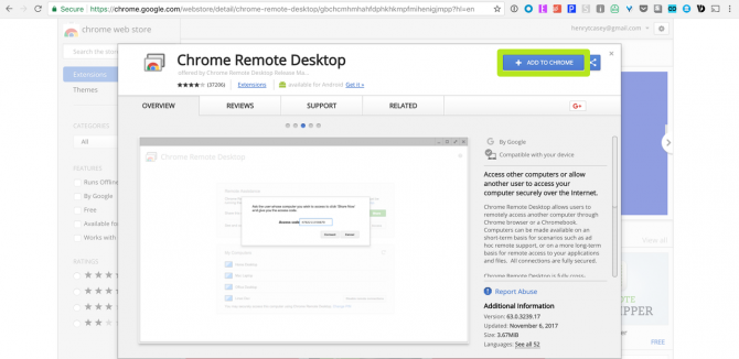 how to remote into a mac using chrome