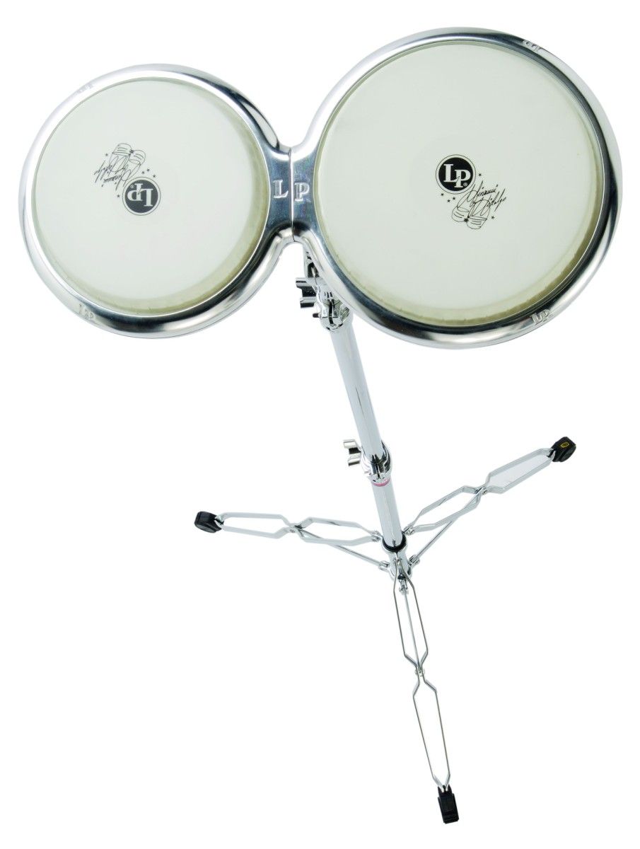 The bongos are made from an aluminium alloy.