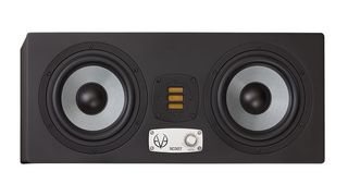 The front panel is simple with its two 6.5-inch drivers, central ribbon tweeter and multi-function DSP control