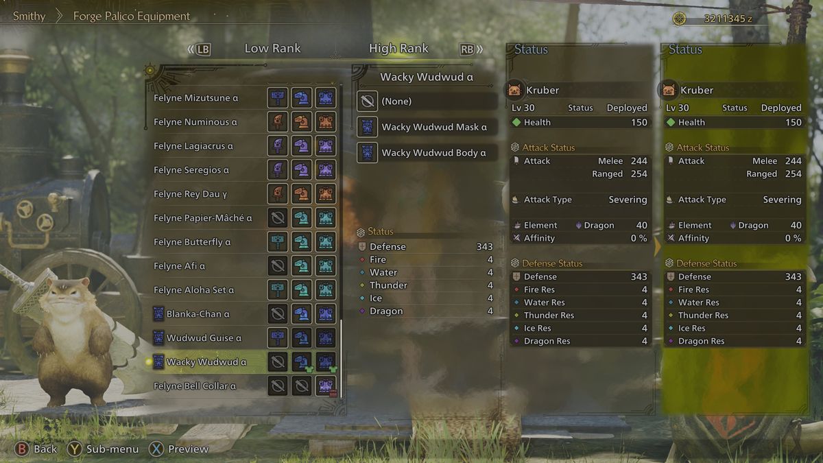 Monster Hunter Wilds Flamefete - Wack Wudwud a