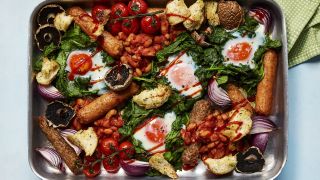 veggie breakfast tray bake