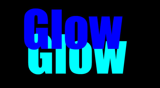 Add two bits of text in different shades