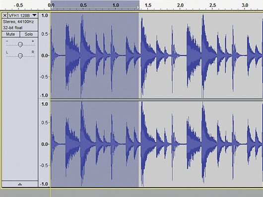 audacity audio editor isolate a specific sound